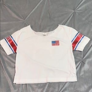 Crop Tee - Perfect for July 4th!